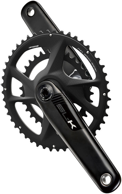 Full Speed Ahead SL-K 2x Modular Carbon Crankset - 175mm For Shimano HG+ 12-Speed 50/40t DM/90 BCD 30mm 386EVO Spindle BLK