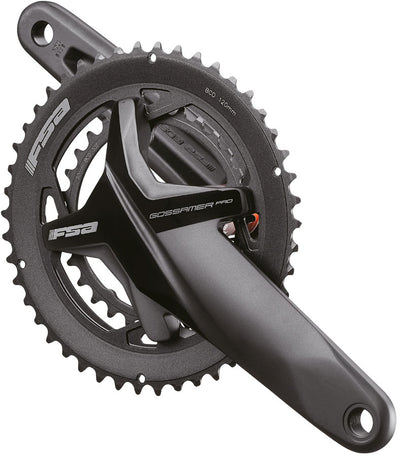 FSA Gossamer Pro Advanced Crankset 2x 48/32T Chainrings 165mm Arm Length 120/90BCD 386EVO Spindle – BLK