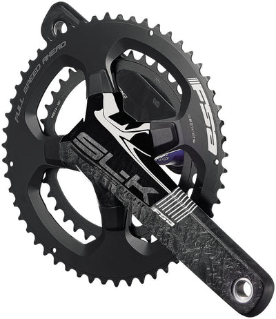 FSA SL-K Light Crankset 2x 52/36T Chainrings 165mm Arm Length 110BCD Asymmetric Bolt Pattern 386EVO Spindle – BLK
