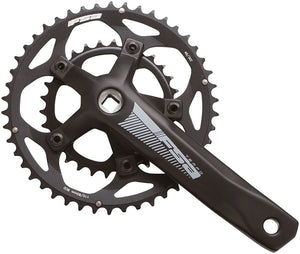 FSA Tempo Crankset 50/34T 175mm JIS N10 - Black