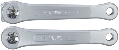 Paul Component Engineering 100% Pure Paul Crankset - 170mm Square Taper JIS Spindle Interface 3-Bolt Type Chainring Mount Silver