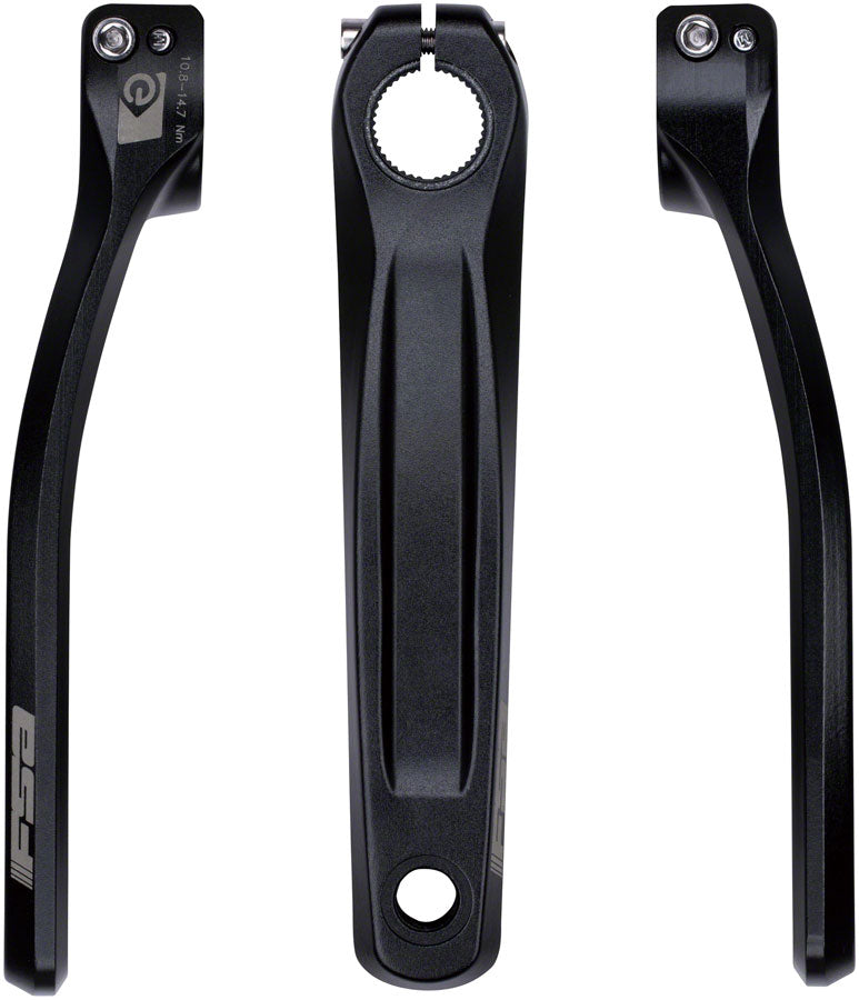 Full Speed Ahead CK-751 Shimano STEPS E8000/E7000/E6100 Ebike Crank Arm Set - 170mm S spline Bolts BLK