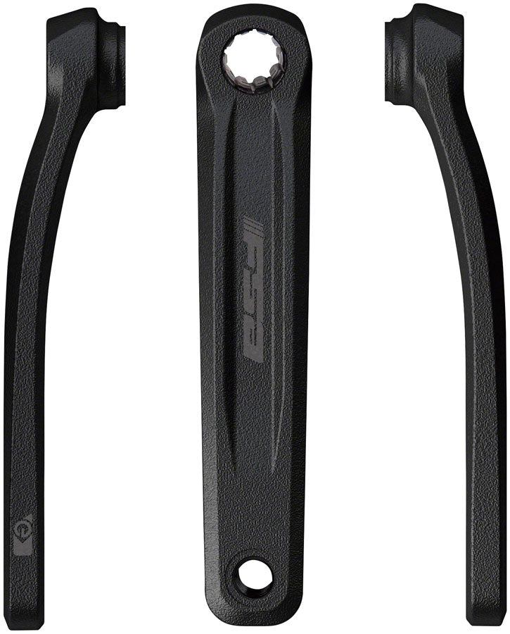 Full Speed Ahead CK-320 Ebike Crank Arm Set - ISIS 170mm without bolts Black