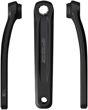 Full Speed Ahead CK-320 Ebike Crank Arm Set - ISIS 170mm without bolts Black