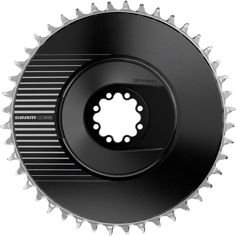 SRAM RED Aero X-Sync Direct Mount Chainring - 44t 12-Speed 8-Bolt Direct Mount 6.5mm Offet BLK E1