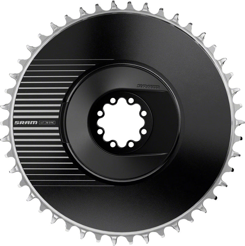 SRAM RED Aero X-Sync Direct Mount Chainring - 46t 12-Speed 8-Bolt Direct Mount 6.5mm Offet BLK E1