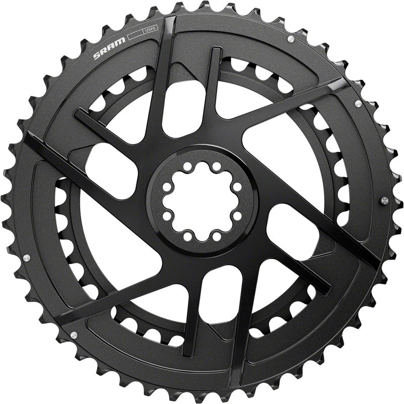 SRAM Rival 2x Chainring Kit - 46/33t 2x12-Speed 8-Bolt Direct Mount Black E1