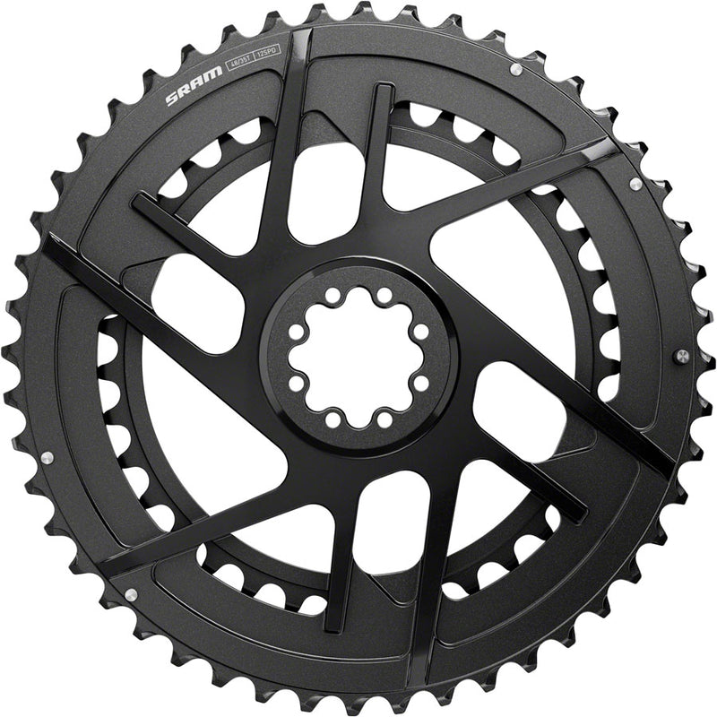 SRAM Rival 2x Chainring Kit - 48/35t 2x12-Speed 8-Bolt Direct Mount Black E1