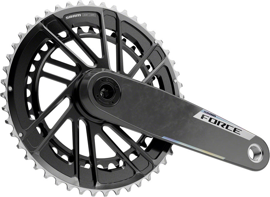 SRAM Force PowerMeter Crankset - 170mm, 12-Speed, 46/33t, 8-Bolt Direct Mount, DUB PM Spindle, Carbon, E1 - Open Box, New