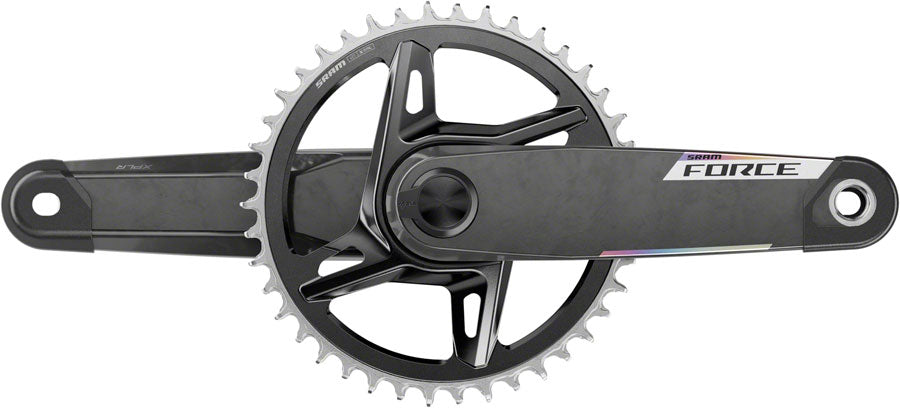 SRAM Force 1x XPLR AXS Power Meter Wide Crankset - 170mm 12/13-Speed 42t 8-Bolt Direct Mount DUB PM Spindle Carbon E1