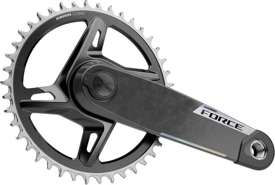 SRAM Force 1x XPLR AXS Power Meter Wide Crankset - 172.5mm 12/13-Speed 42t 8-Bolt Direct Mount DUB PM Spindle Carbon E1