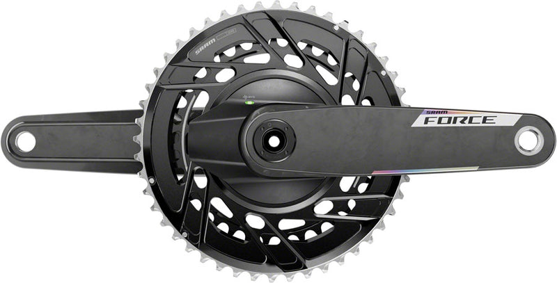 SRAM Force AXS Power Meter Crankset - 165mm 12-Speed 50/37t Thread Mount 8-Bolt PM Spider DUB Spindle Carbon E1