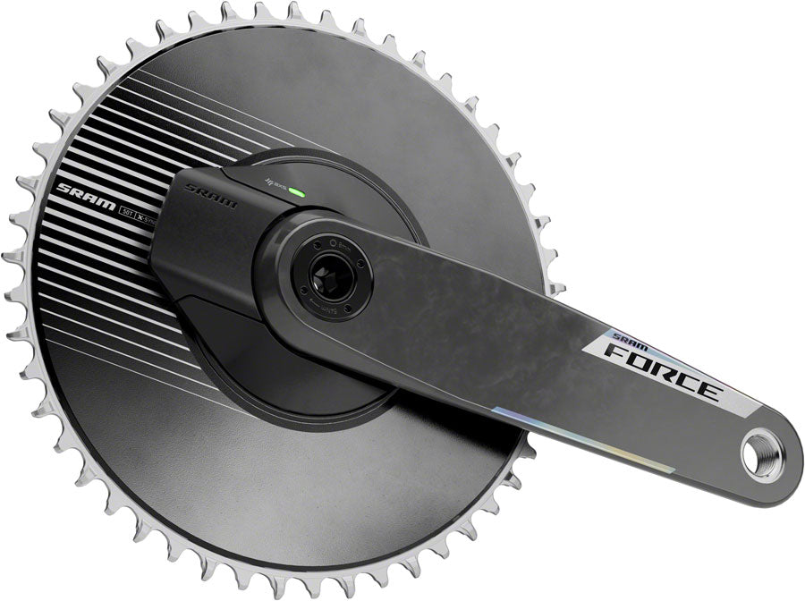 SRAM Force 1 AXS Power Meter Crankset - 172.5mm 12-Speed 50t Aero PM Chainring 8-Bolt Direct Mount DUB Spindle Carbon E1