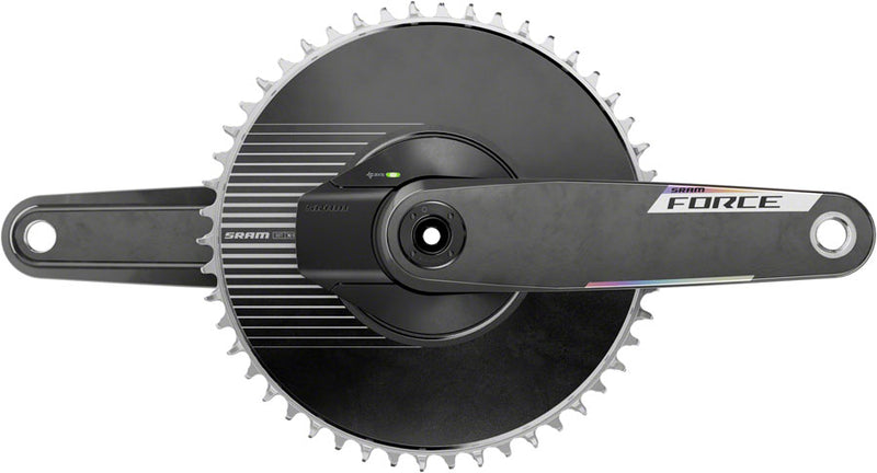 SRAM Force 1 AXS Power Meter Crankset - 172.5mm 12-Speed 50t Aero PM Chainring 8-Bolt Direct Mount DUB Spindle Carbon E1