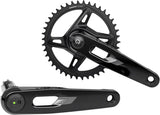 SRAM Rival 1x XPLR AXS Power Meter Wide Crankset - 172.5mm 12/13-Speed 42t 8-Bolt Direct Mount DUB PM Spindle BLK E1