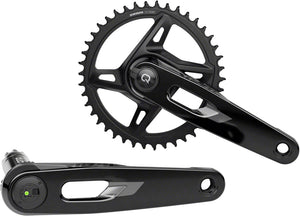SRAM Rival 1x XPLR AXS Power Meter Wide Crankset - 172.5mm 12/13-Speed 42t 8-Bolt Direct Mount DUB PM Spindle BLK E1