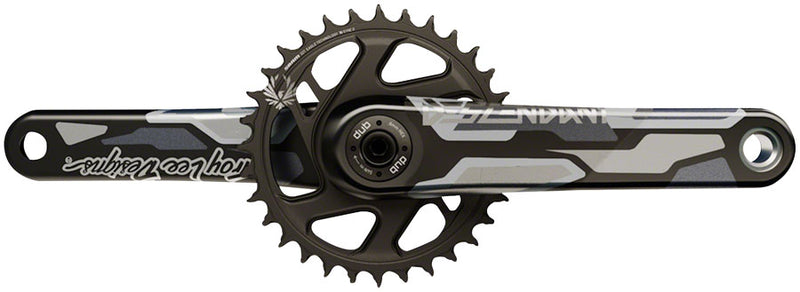TruVativ Descendant Troy Lee Designs CoLab Carbon Crankset - 175mm 12-Speed 32t Direct Mount DUB Spindle Interface BLK