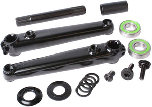 Sunday Saker V2 3-Piece Crankset - 155mm Right Hand/Left Hand Drive 19mm Mid Bottom Bracket BLK