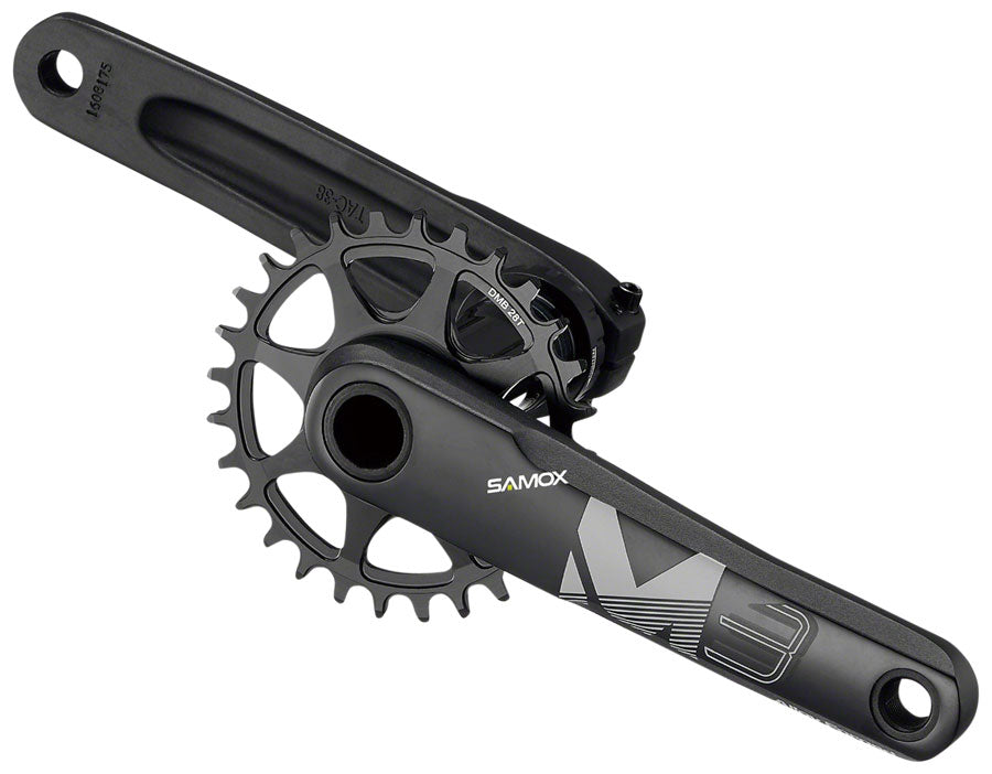 Samox M3 Crankset - 175mm 10-12 Speed 32t 3-Bolt Direct Mount 24mm Spindle BLK