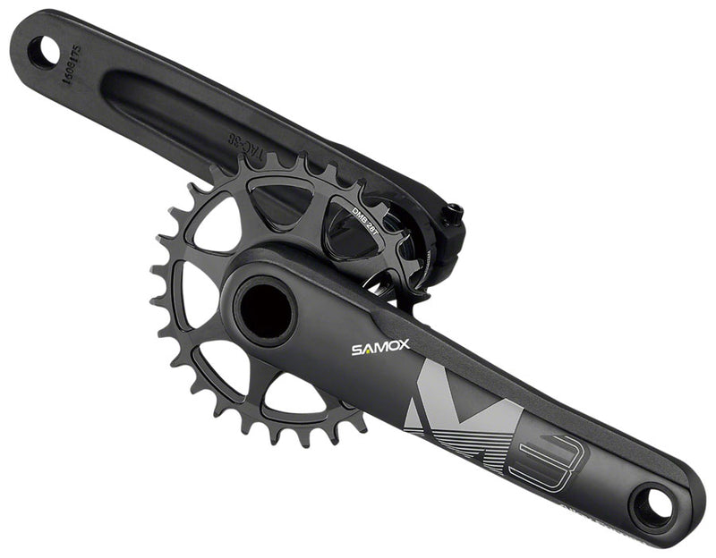 Samox M3 Crankset - 175mm 10-12 Speed 32t 3-Bolt Direct Mount 24mm Spindle BLK