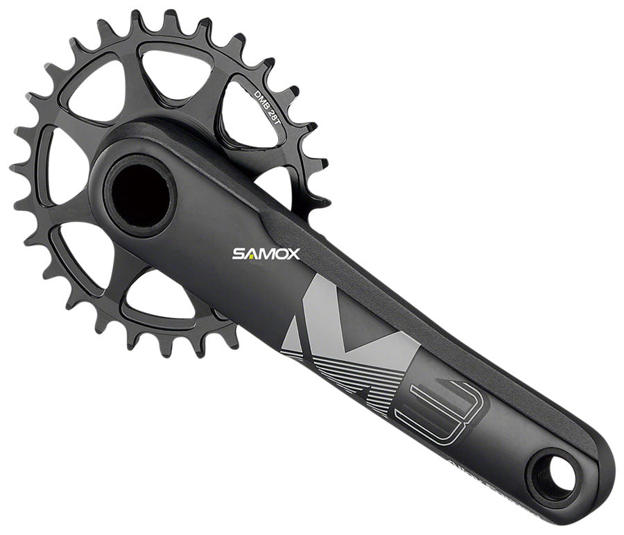Samox M3 Crankset - 175mm 10-12 Speed 32t Boost 3-Bolt Direct Mount 24mm Spindle BLK