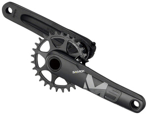 Samox M3 Crankset - 175mm 10-12 Speed 32t Boost 3-Bolt Direct Mount 24mm Spindle BLK