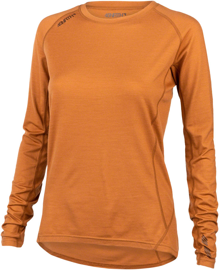 45NRTH Grunnur Wool Base Layer - Womens Cedar Sunrise Large