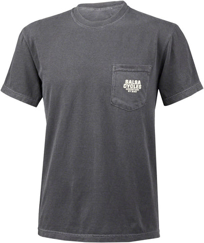 Salsa Logo Short Sleeve Pocket T-Shirt - Unisex Grey Medium