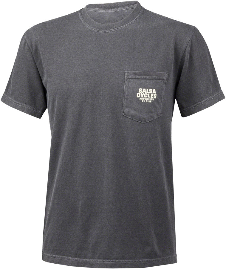 Salsa Logo Short Sleeve Pocket T-Shirt - Unisex Grey 2X-Large