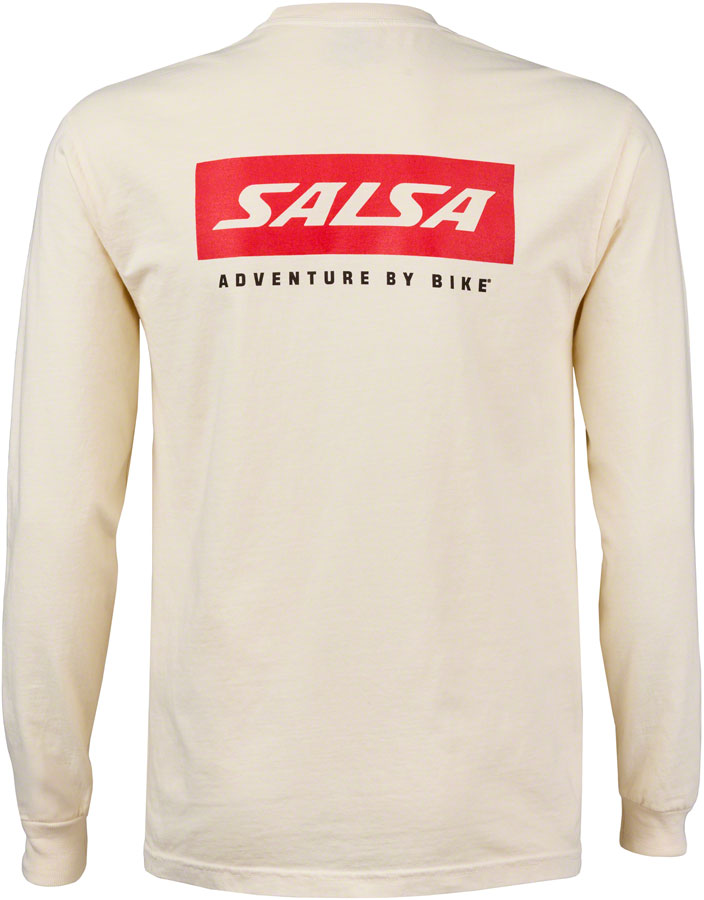 Salsa Logo Long Sleeve T-Shirt - Unisex Ivory X-Large