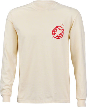 Salsa Logo Long Sleeve T-Shirt - Unisex Ivory 2X-Large