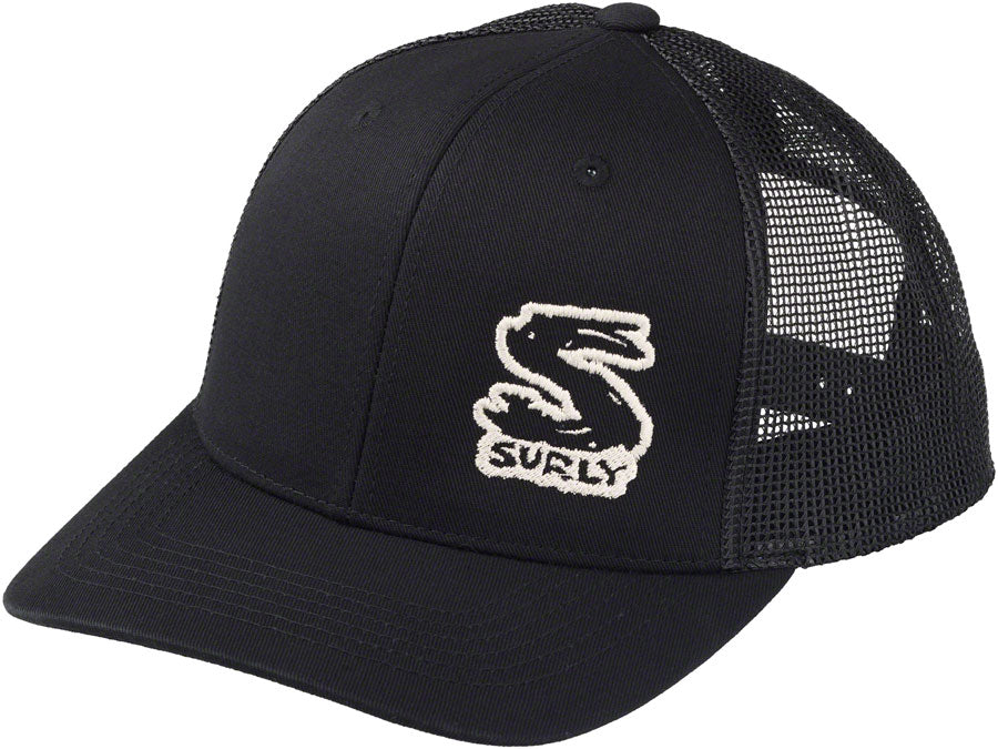 Surly Logo Snap Back Hat - Black One Size