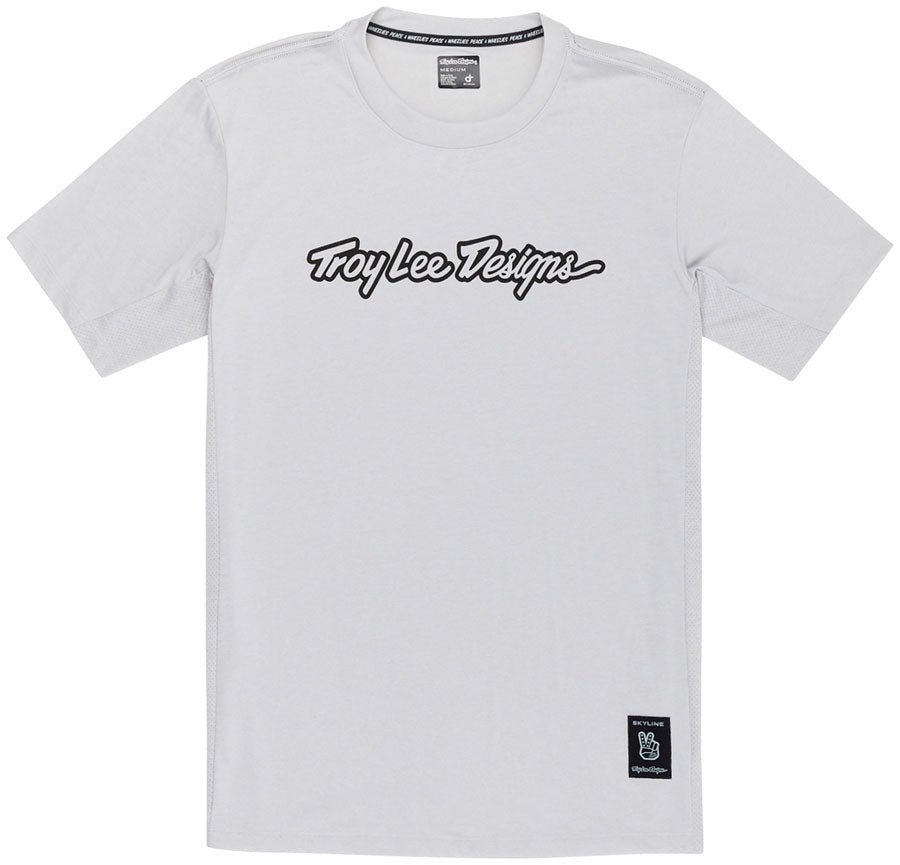 Troy Lee Designs Skyline Short Sleeve Ride Tee – Signature Mist Large