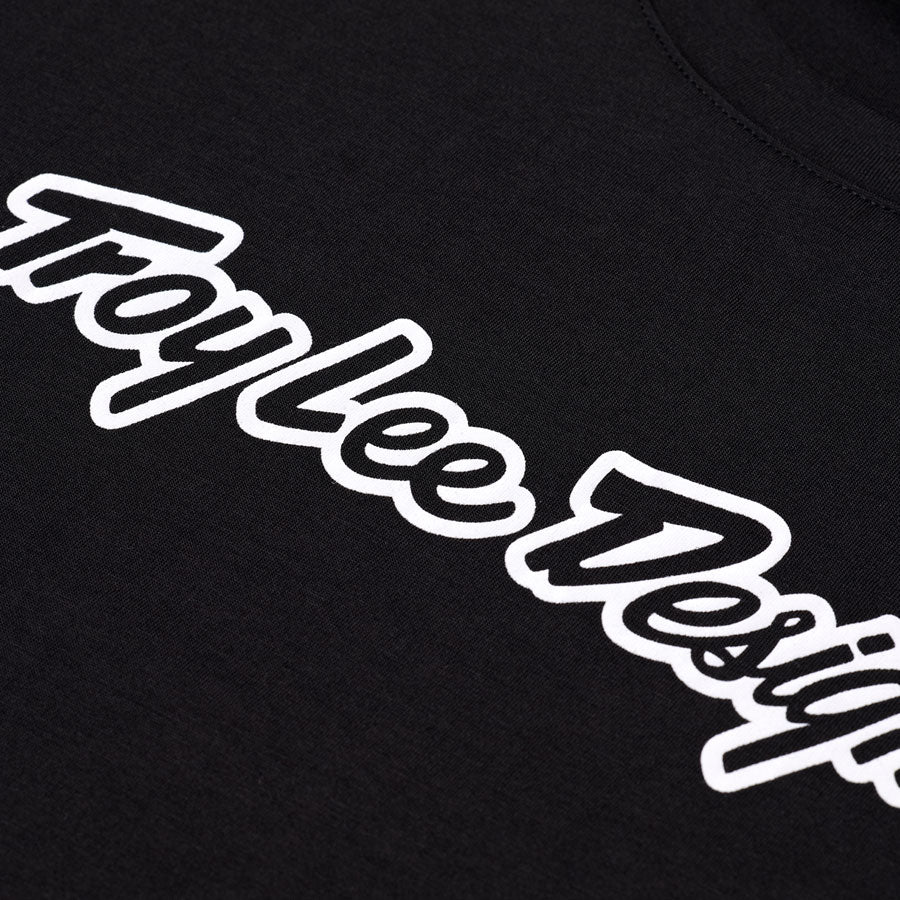 Troy Lee Designs Skyline Short Sleeve Ride Tee – Signature Black Small