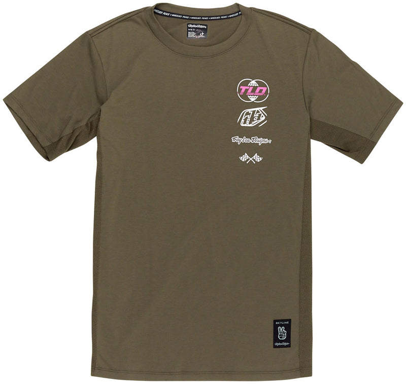 Troy Lee Designs Skyline Short Sleeve Ride Tee – Worldwide Caper Large