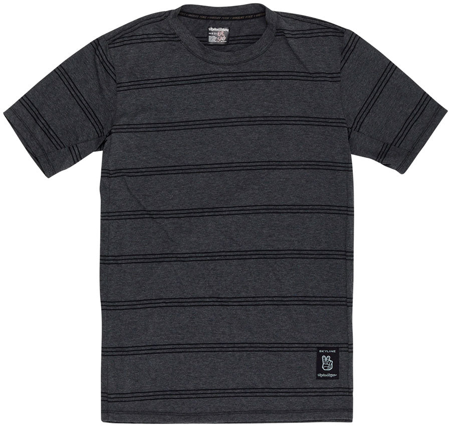 Troy Lee Designs Skyline Short Sleeve Ride Tee – Washed Out Dark Cloud Large