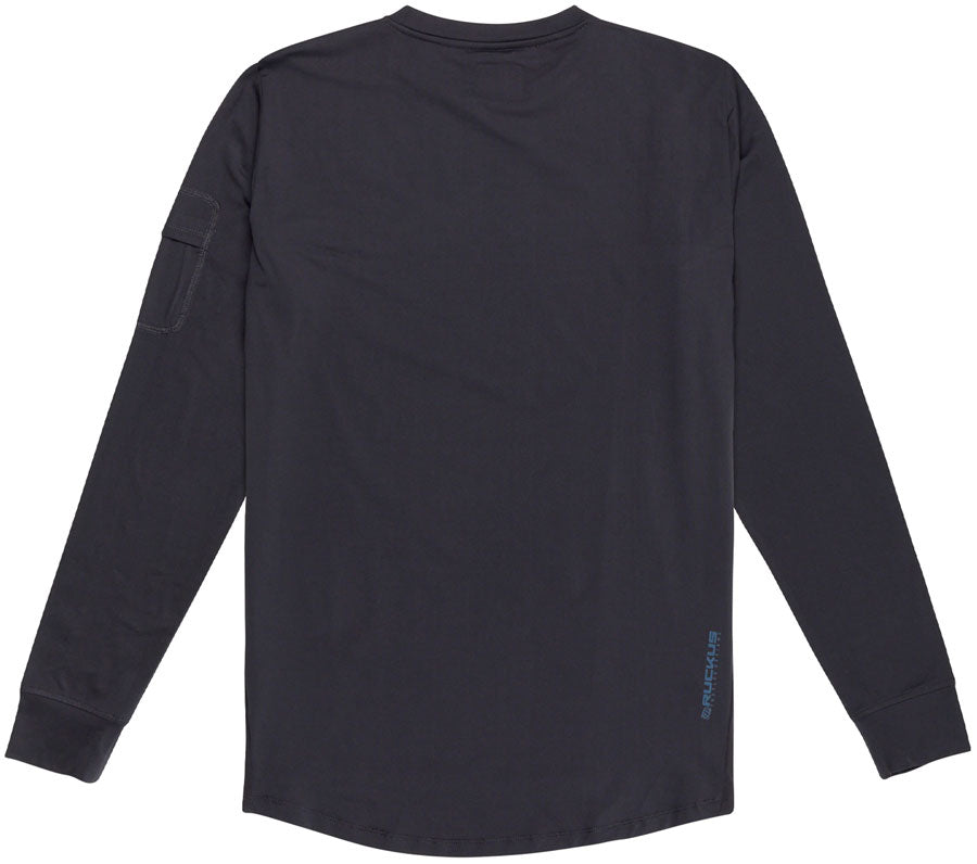 Troy Lee Designs Ruckus Long Sleeve Ride Tee – Burn Out Carbon Large