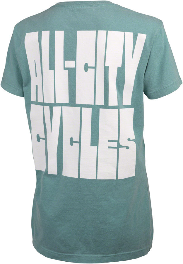 All-City Week-Endo Womens T-Shirt - Seafoam White Large