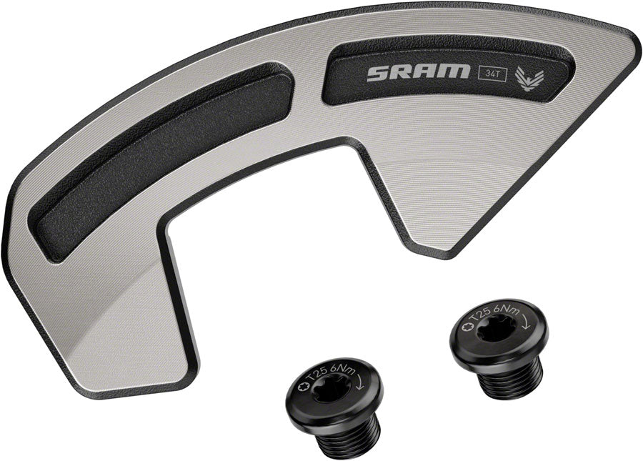 SRAM XX Eagle T-Type Single Ring Impact/Bash Guard Kit - For 34t Chainring D1