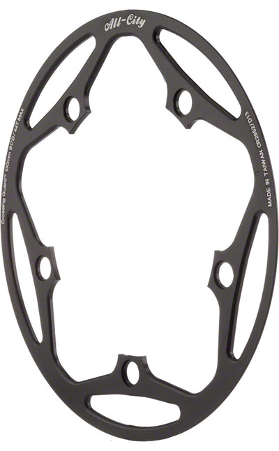 All-City Cross Wizard Chainring Guard 44t x 130mm Black