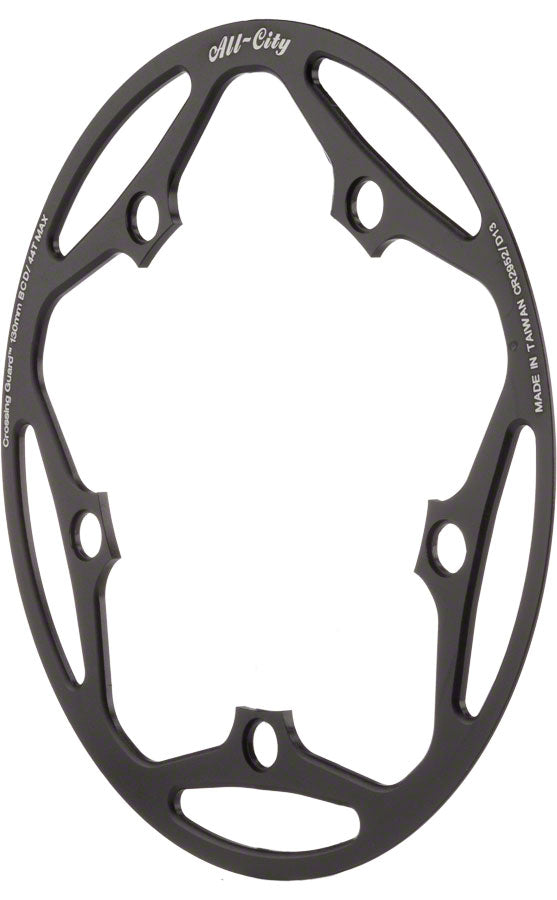 All-City Cross Wizard Chainring Guard 44t x 130mm Black