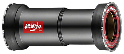 Token Ninja TF4630 Press Fit Double-Thread Bottom Bracket - For PF30/BB386/BB392 Frame Types, Black