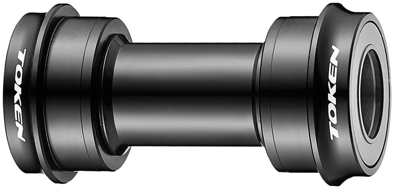 Token BB30AR Press Fit Bottom Bracket - BB30 Shimano HollowTech II Black