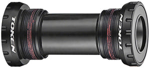 Token TK878 Threaded Bottom Bracket - English Shimano HollowTech II Black