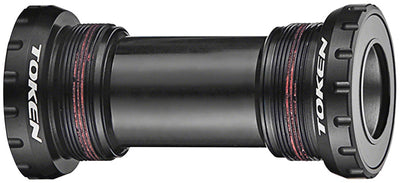 Token TK878 Threaded Bottom Bracket - English Shimano HollowTech II Black