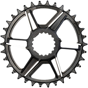 Full Speed Ahead Gradient Direct Mount SH12 Chainring - 36t FSA Direct Mount Compatible Shimano 12-Speed Hyperglide+ BLK