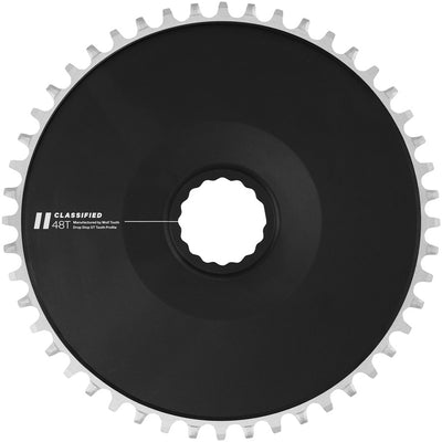 Classified Aero Chainring - 48t DropStop ST HG+ KMC 12-Speed Chains BLK