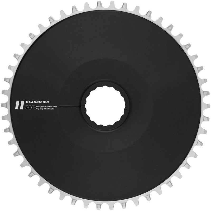 Classified Aero Chainring - 50t DropStop B for 11-Speed Chains Black
