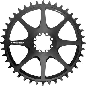 Cane Creek Direct Mount Chainring - 38t 8-Bolt Direct Mount 3mm Offset Black
