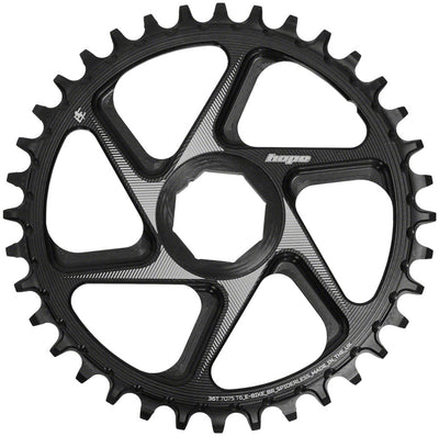 Hope Spiderless Chainring -  36T R22  Ebike  Brose  Black
